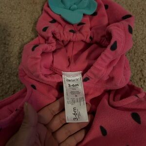 Carter's Pink Baby Outfit with Teal Accent